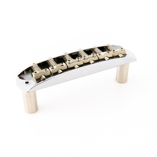 Hosco Jaguar/Jazzmaster/Mustang Compatible Bridge - Threaded Saddles