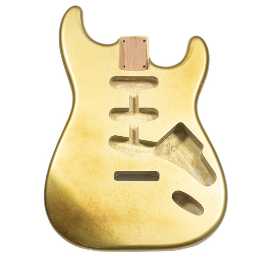 B Stock Shoreline Gold Stratocaster Compatible Body