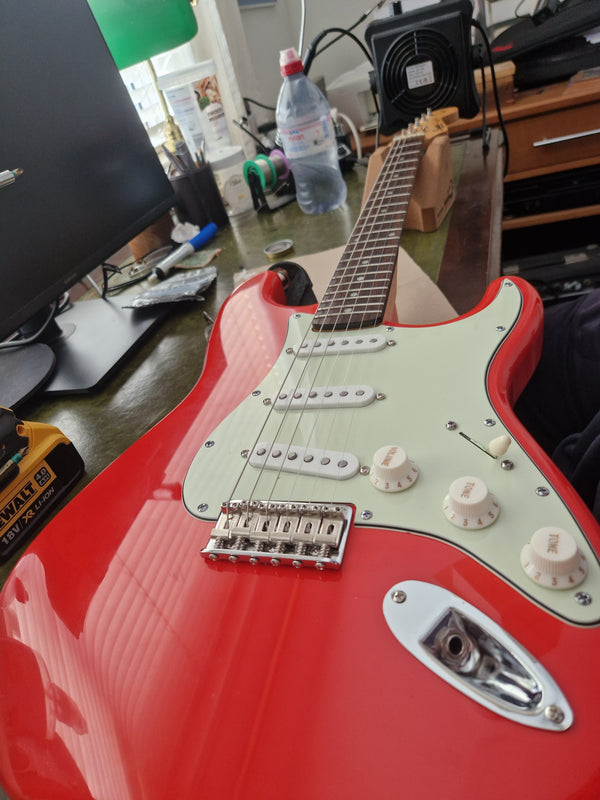 Malcolm's Fiesta Red strat