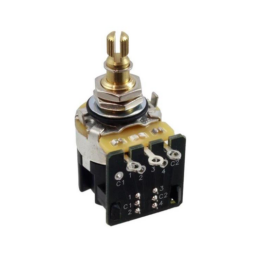 CTS 250K Push Pull Short Shaft Potentiometer - Audio Taper