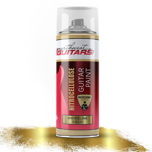Shoreline Gold Nitrocellulose Guitar Paint / Lacquer 400ml