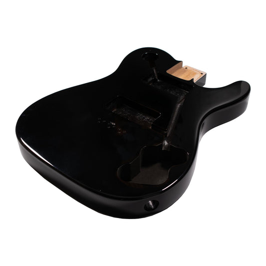 Black Telecaster Deluxe Compatible Guitar Body
