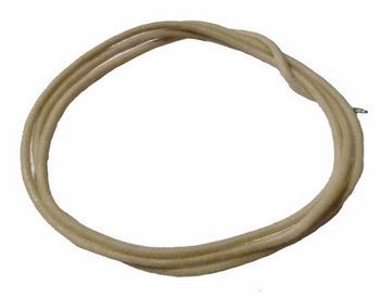 Vintage Cloth Push Back Wire #22 AWG - White