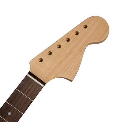 B Stock Jaguar Compatible Guitar Neck -  Rosewood Fretboard Satin