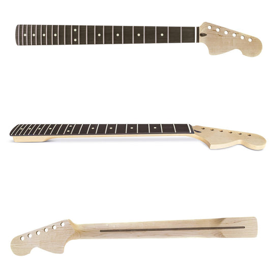 Stratocaster Compatible Guitar Neck - 1970's Headstock/Rosewood