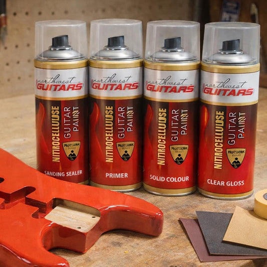 Complete Nitrocellulose Guitar Finishing Kit (Solid Colour)