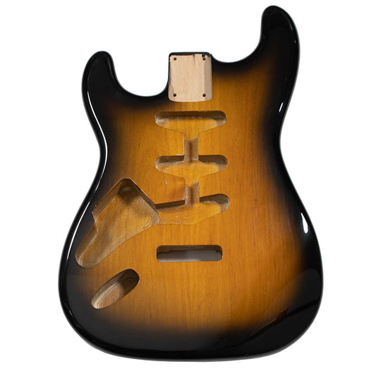 B Stock Left Handed 3 Colour Sunburst Stratocaster Compatible Body