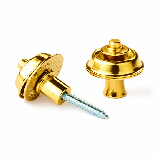 Dunlop Guitar Mount Straplocks (Flush Fitting) Nickel