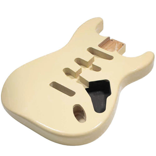 Stratocaster Compatible Guitar Body SSS - Vintage White