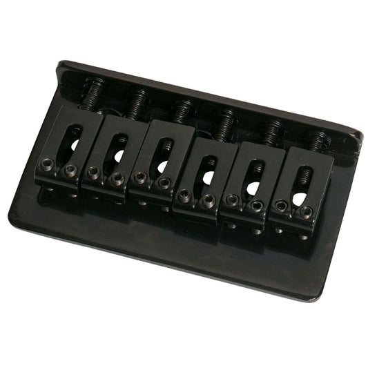 Hardtail Through-Body Guitar Bridge/Modern Saddles BN015