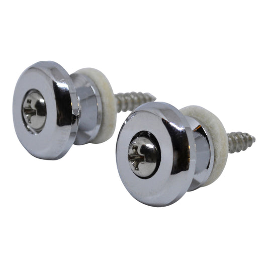 Pair of Guitar Strap Buttons Pins for Electric Bass Acoustic Guitar