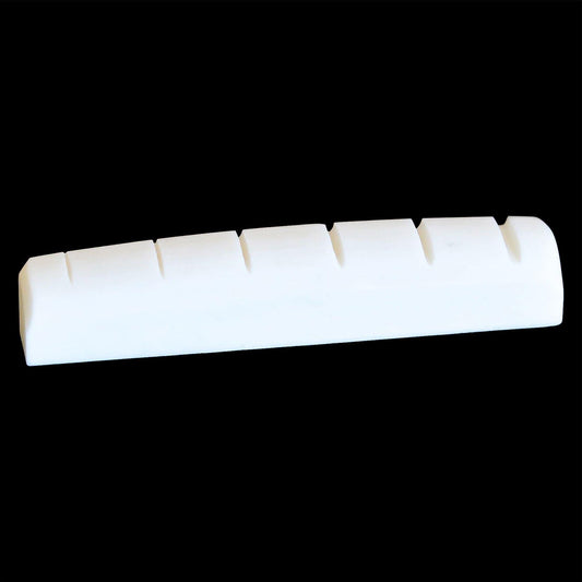 Premium 43mm Carved Pre-slotted Bone Nut for Acoustic Guitars