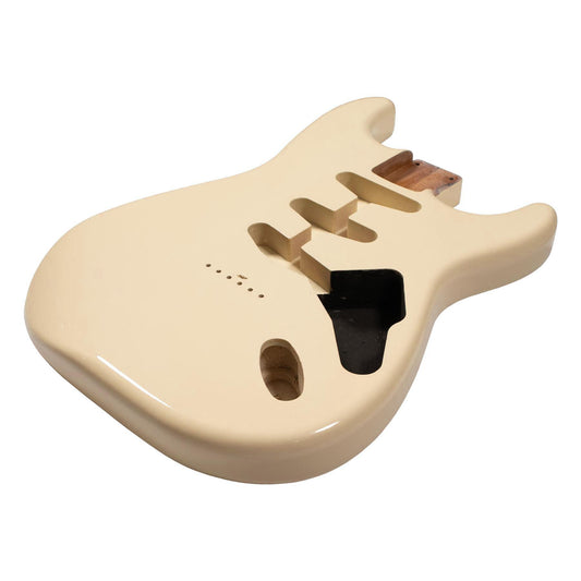 Stratocaster Compatible Body Hardtail - Vintage White