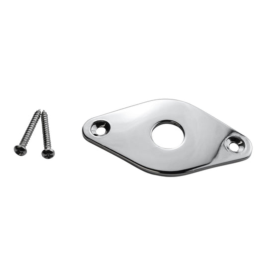 1/4" Oval Shaped Jack Plate for Electric Guitar