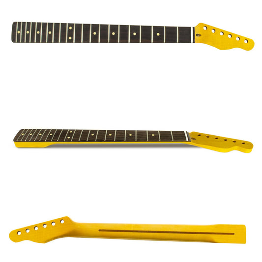Telecaster Compatible Guitar Neck Rosewood Fretboard Vintage Gloss
