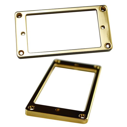 Metal Humbucker Pickup Surround - Flat Bottom for SG etc