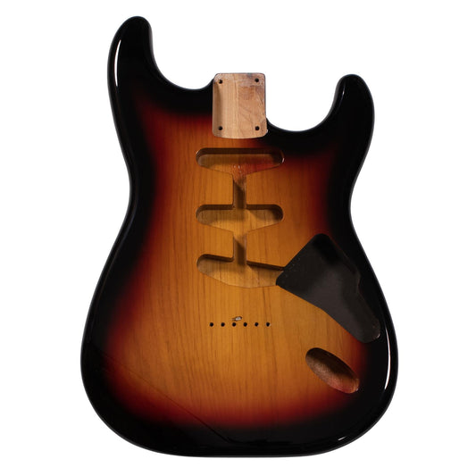 Stratocaster Compatible Body Hardtail - 3 Color Sunburst