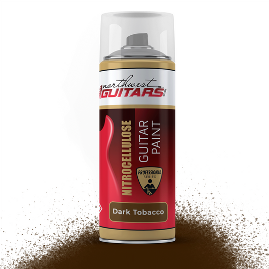 Dark Tobacco Brown Nitrocellulose Guitar Paint / Lacquer Aerosol - 400ml