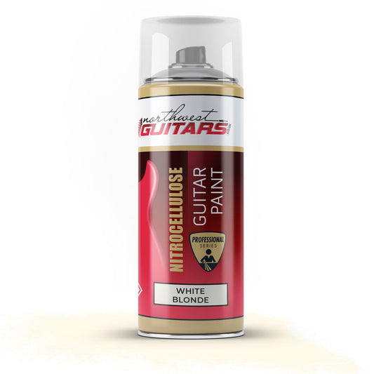 White Blonde Nitrocellulose Guitar Paint / Lacquer Aerosol - 400ml