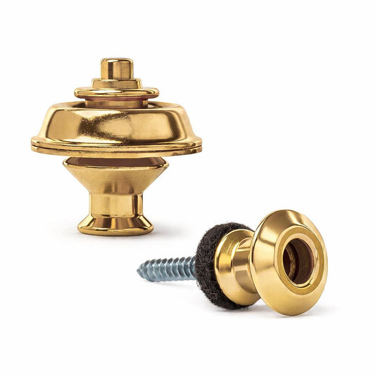 Dunlop Guitar Mount Straplocks (Traditional Fitting) Nickel