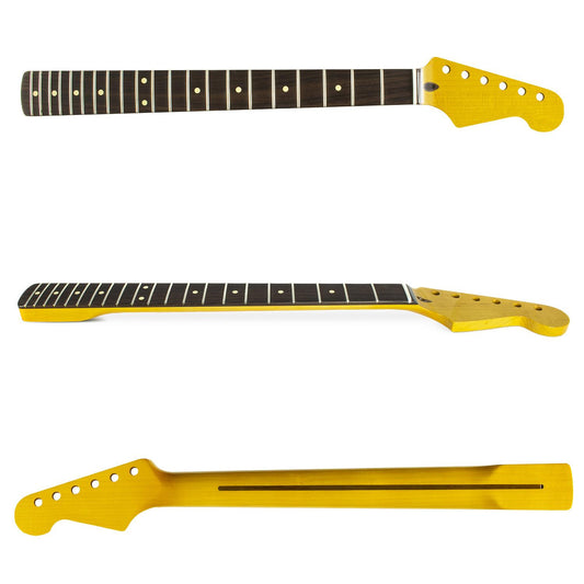 Stratocaster Compatible Guitar Neck - Rosewood Fretboard Vintage Gloss