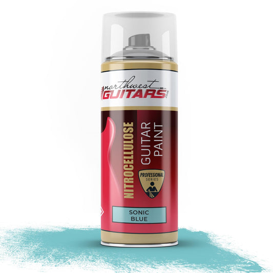 Sonic Blue Nitrocellulose Guitar Paint / Lacquer 400ml