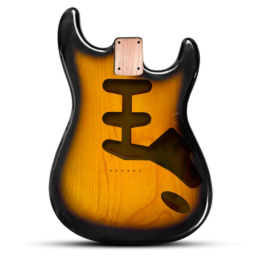 Stratocaster Compatible Body Hardtail - 2 Color Sunburst