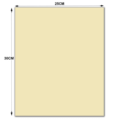 Scratchplate Pickguard 3-ply Material - 29cm x 24cm - Vintage White