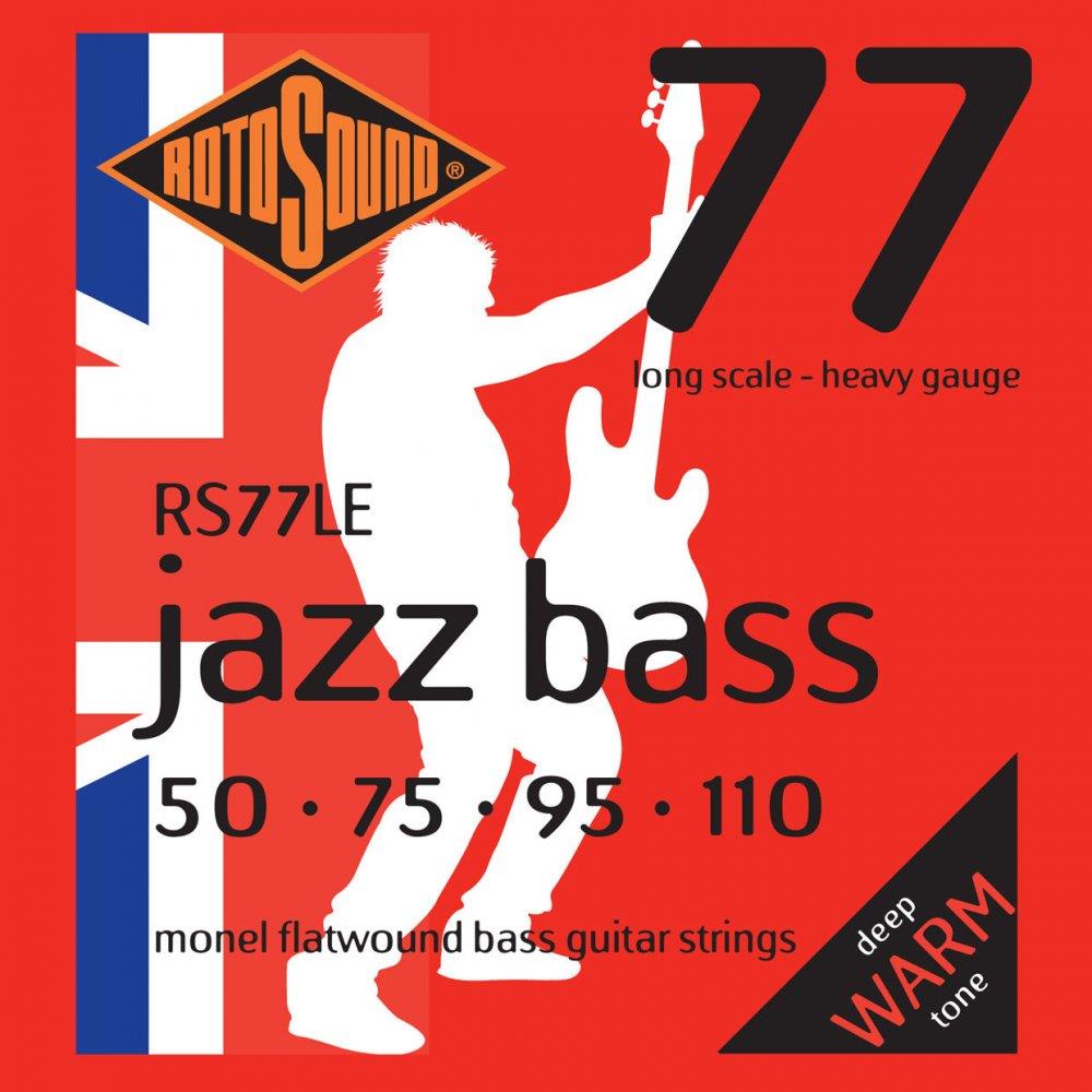 Rotosound SM77LE Jazz Bass Flatwound Long Scale Guitar Strings 50