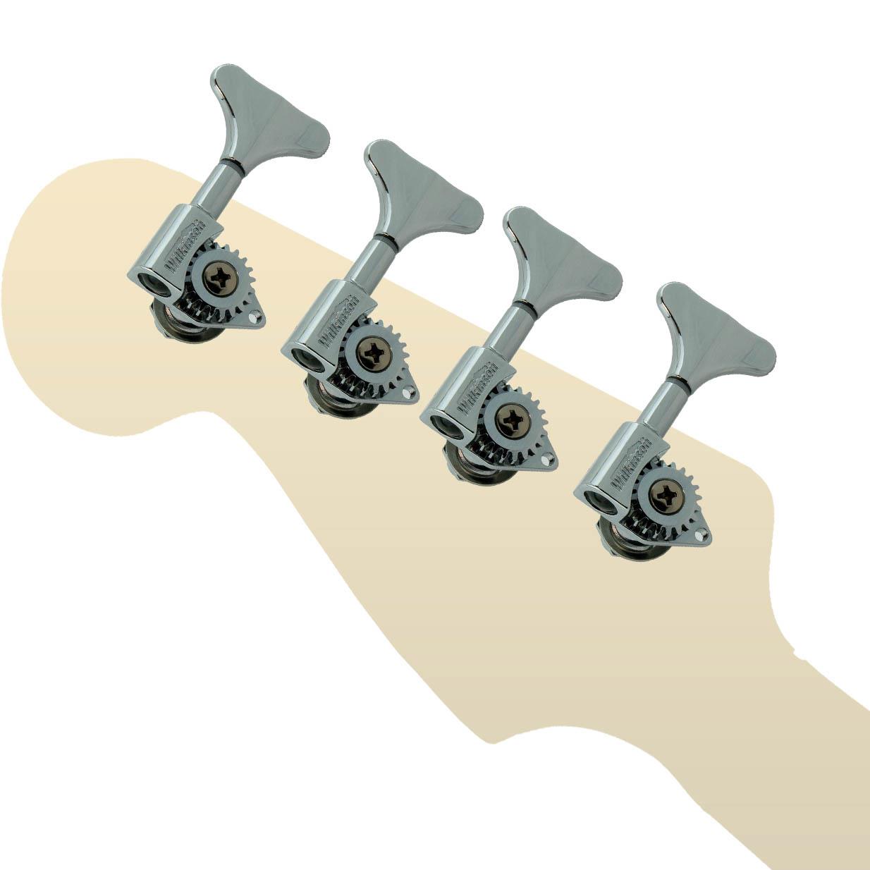 Wilkinson WJB750 Bass Tuners Machine Heads 4-in-line for Right Handed Bass