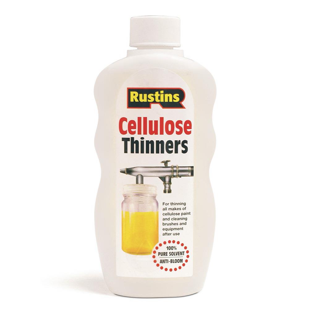 Rustins Cellulose Thinners for use with Nitrocellulose Guitar Paints 300ml