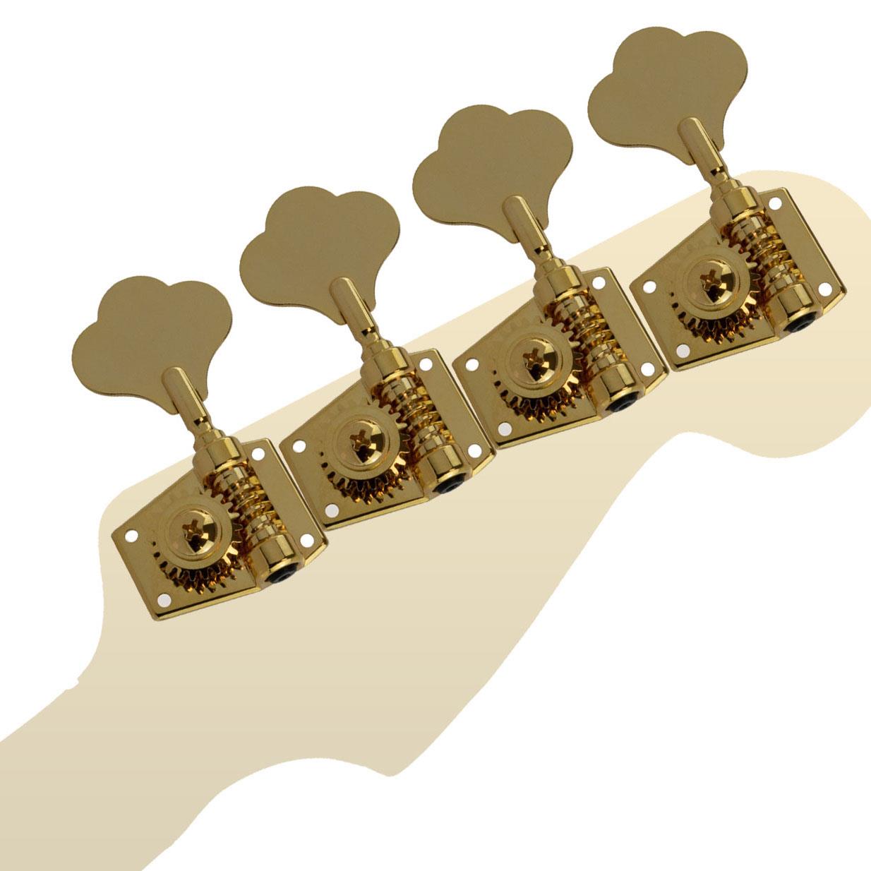 4 x Jazz Bass Compatible Tuners Machine Heads for Left Handed Bass