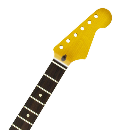 Stratocaster Compatible Guitar Neck -  Rosewood Fretboard Vintage Gloss