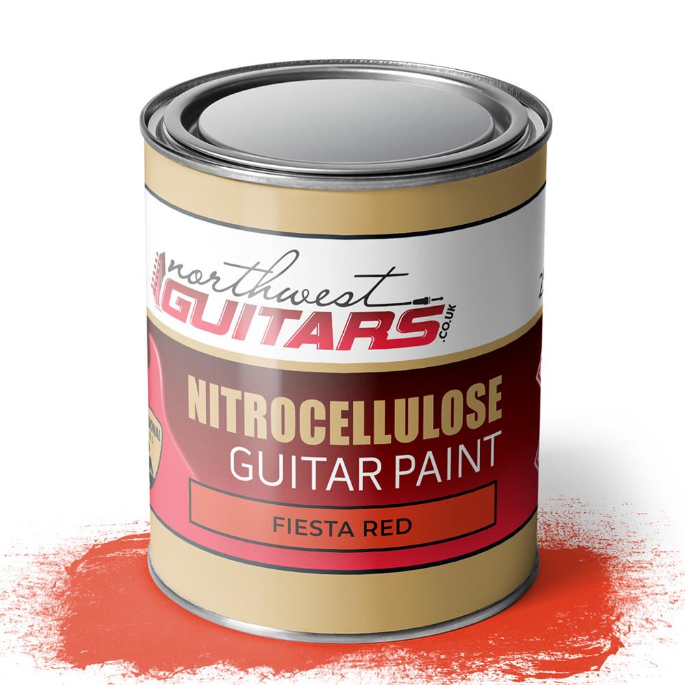 Fiesta Red Nitrocellulose Guitar Paint / Lacquer 250ml