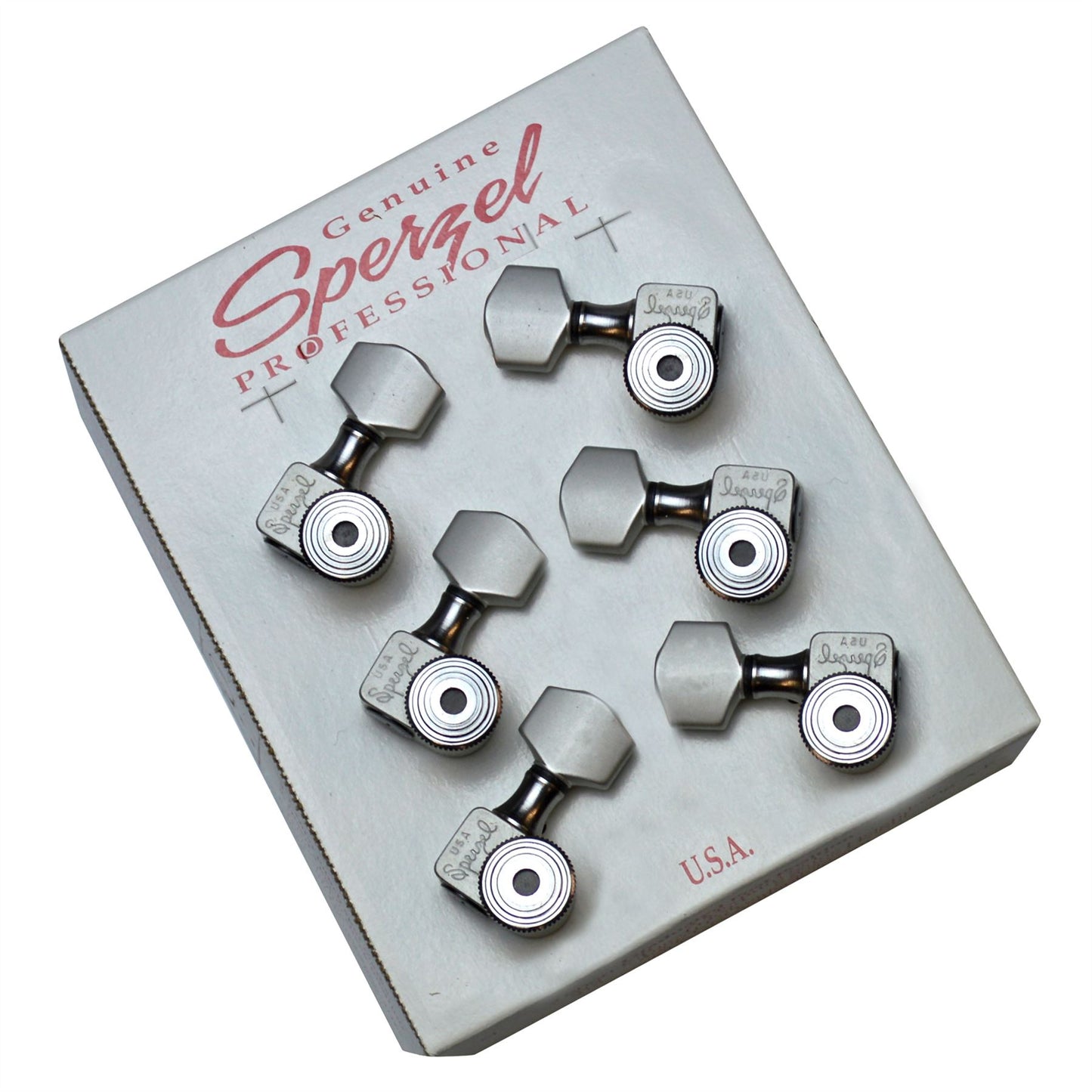 Genuine Sperzel Trim Lok Locking Machine Heads Tuners - Satin Chrome 3 & 3
