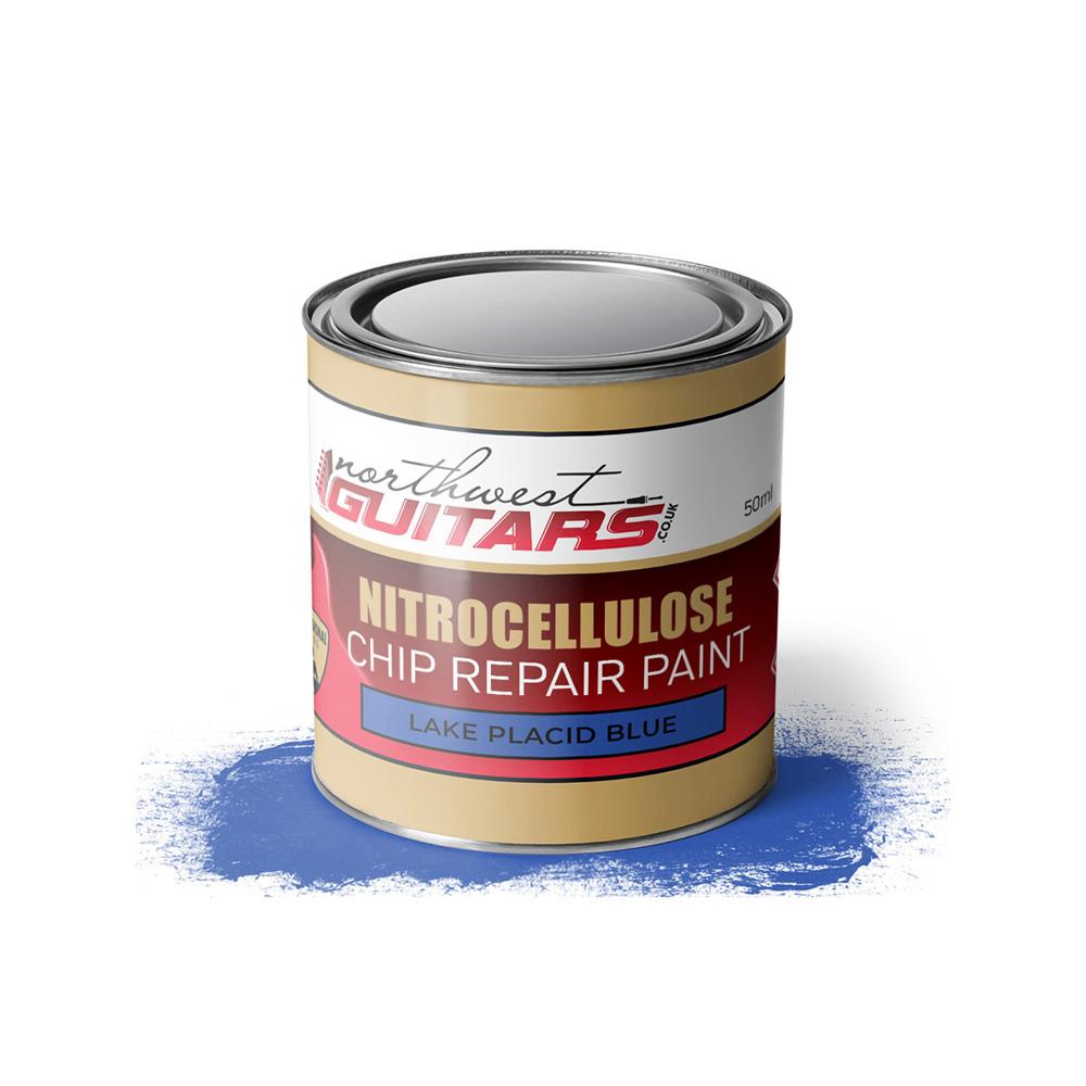 Lake Placid Blue Nitrocellulose Chip Repair guitar paint - 50ml