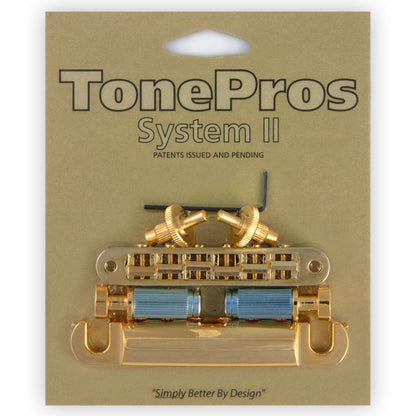 Tonepros LPS02 USA/Imperial Tune-O-Matic Bridge/Tailpiece Set - Gold