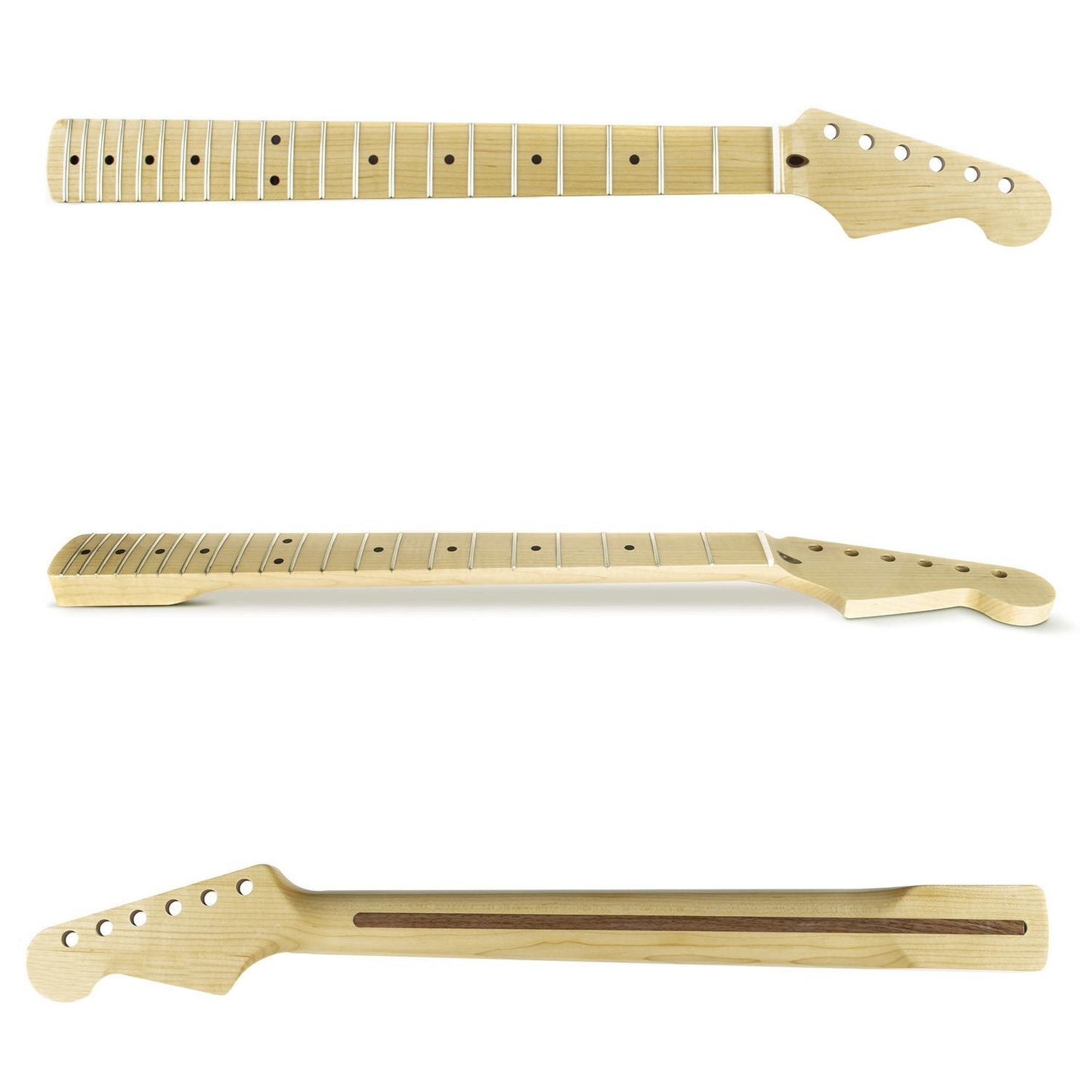 Stratocaster Compatible Guitar Neck -  Natural Gloss