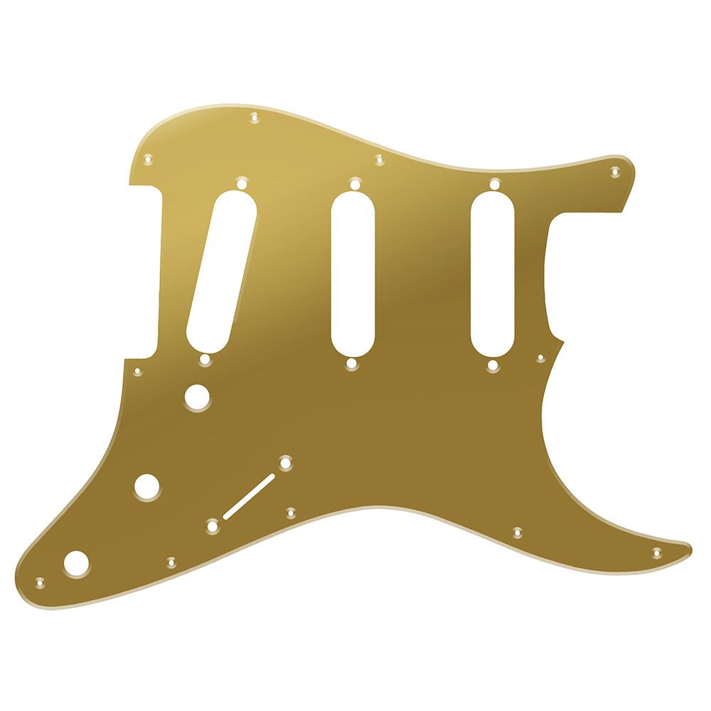 Gold Anodized 11 hole Stratocaster Compatible Scratchplate