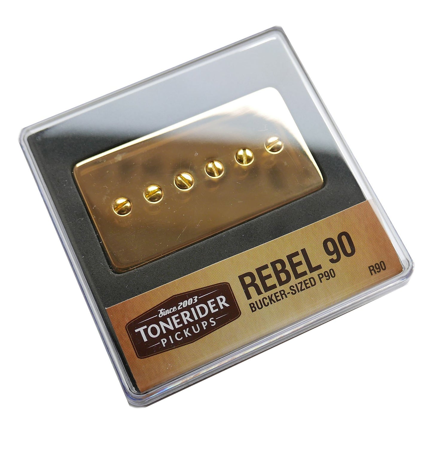 Tonerider Rebel 90 Humbucker sized P90 Guitar Pickup - Gold