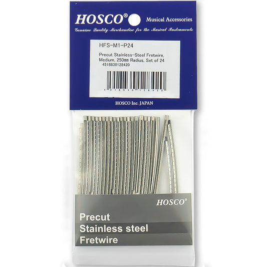 Hosco Stainless Steel Medium Pre Cut Fret Wire - 2.4mm x 1.2mm