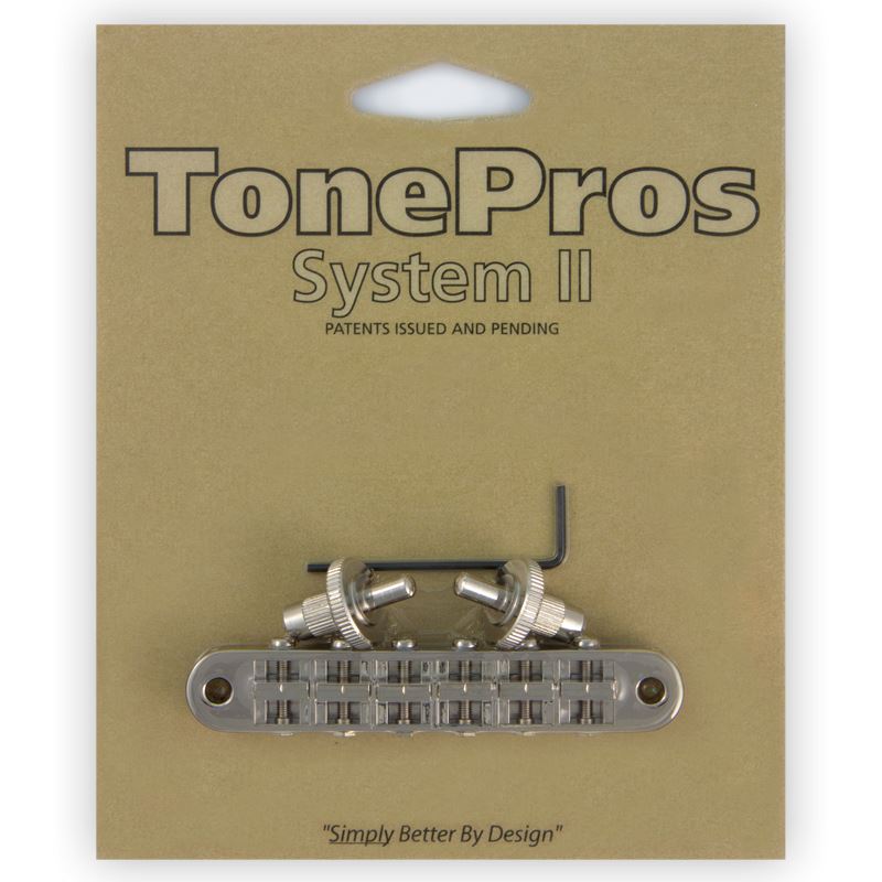 Tonepros T3BP USA/Imperial Nashville Locking Bridge - Nickel