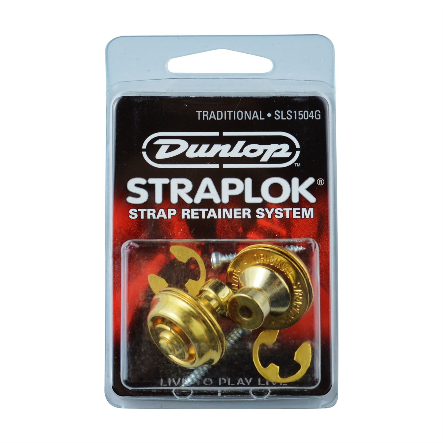Dunlop Guitar Mount Straplocks Traditional Fitting) Gold