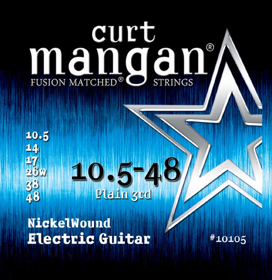 Curt Mangan Nickel Wound Electric Guitar Strings 10.5-48