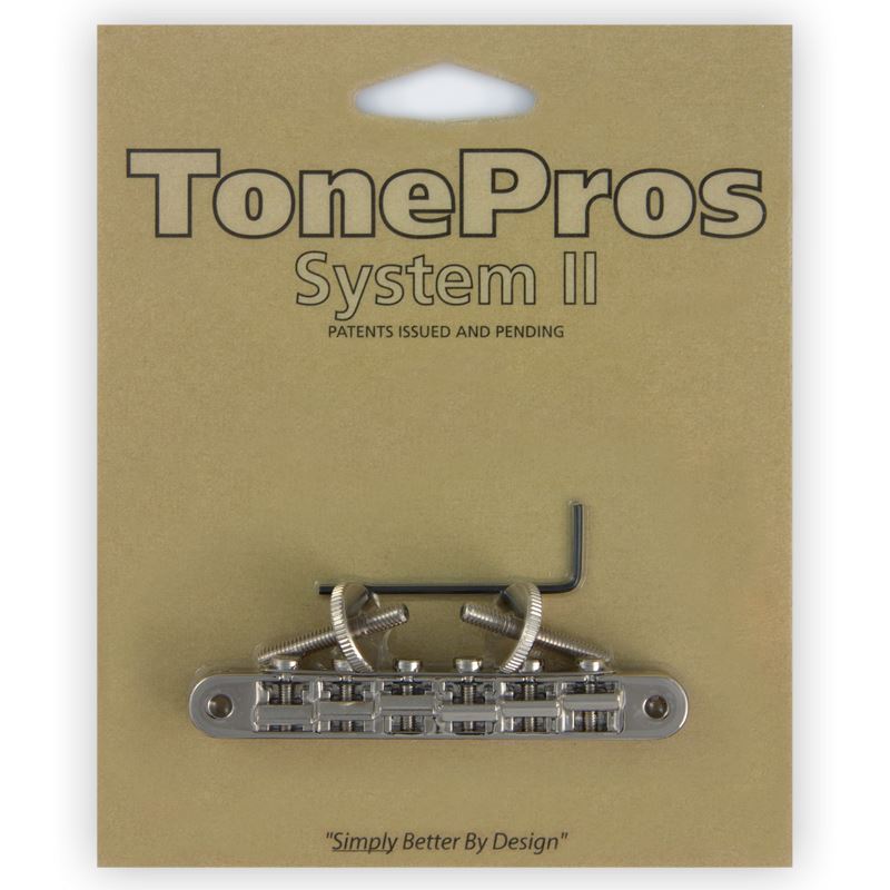 Tonepros AVR2 USA/Imperial Tune-o-Matic Bridge - Nickel