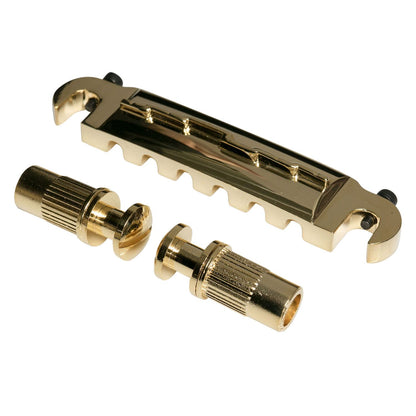Stop Bar Tailpiece with Compensated Saddles for Epiphone Les Paul, SG,ES, Dot Guitars