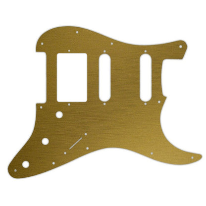 Gold Anodized 11 hole HSS Stratocaster Compatible Scratchplate