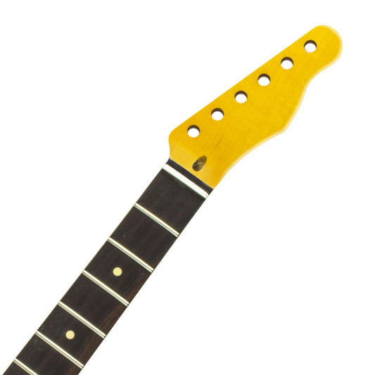 Telecaster Compatible Guitar Neck Rosewood Fretboard Vintage Gloss