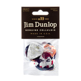 Jim Dunlop PVP1107 Variety Picks Pack -Celluloid Heavy - 12 Picks