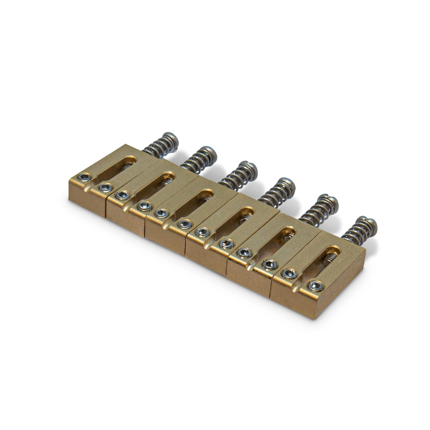 6 x 10.5mm Solid Brass Bridge Tremolo Saddles for Stratocaster Electric Guitar